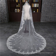 In Stock 3m long Ivory bridal wedding veils